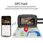 Dual 1080P Motorcycle Waterproof Dash Cam with WiFi