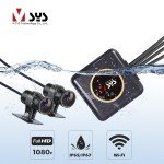 Dual 1080P Waterproof Motorcycle Camera with GPS