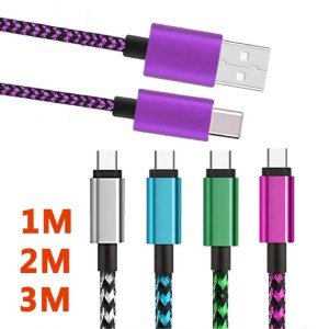 Nylon Braided USB Type C Fast Charging Cable