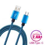 Nylon Braided USB Type C Fast Charging Cable