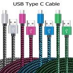 Fast USB Type C Charging Cable - Nylon Braided
