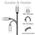 Fast USB Type C Charging Cable - Nylon Braided