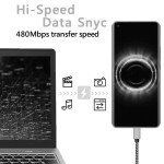 Fast USB Type C Charging Cable - Nylon Braided