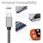 Fast USB Type C Charging Cable - Nylon Braided