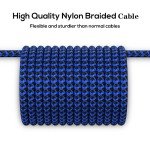 3-in-1 Magnetic Phone Charger Cable with LED Light