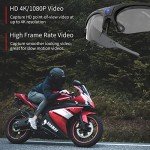 Hereta 4K HD WiFi Sports Camera Sunglasses