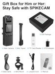 SPIKECAM 1080P Wearable Body Camera with Night Vision
