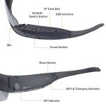 Hereta 4K HD WiFi Sports Camera Sunglasses