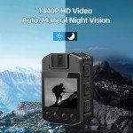 CAMMHD Z3 1440P Waterproof Body Camera with Audio