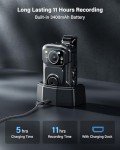 BOBLOV B4K5 4K Waterproof Body Camera with GPS