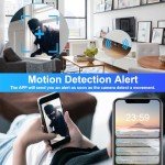 1080P WiFi Hidden Spy Camera with Motion Detection