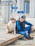 2K Dual Lens Outdoor Security Camera with Night Vision