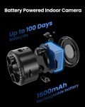 HYCENCY 4K Wireless Indoor Camera with App Control