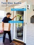 2K Dual Lens Outdoor Security Camera with Night Vision