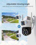 ZOSI 6MP Dual-Lens WiFi Outdoor CCTV Camera