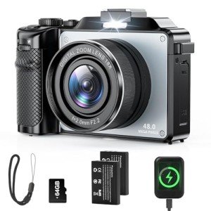 UCMDA 4K 48MP WiFi Digital Camera with Zoom