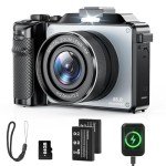 UCMDA 4K 48MP WiFi Digital Camera with Zoom
