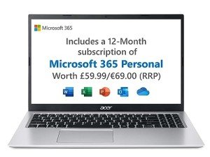 Acer Aspire 1 Laptop – Intel Celeron, 15.6" FHD