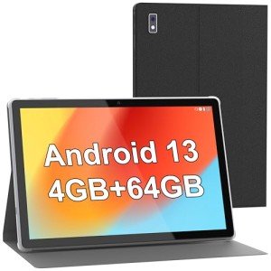 BYYBUO 10.1" Android 13 Tablet with Case