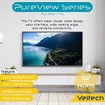 VELTECH 32" HD Ready LED TV with Freeview