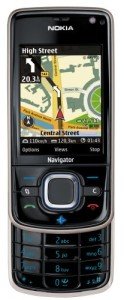 Nokia 6210 Navigator Smartphone - Slider, Black