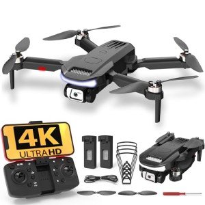 Wipkviey 4K Foldable Drone with 36 Min Flight