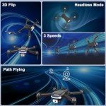 Wipkviey 4K Foldable Drone with 36 Min Flight