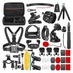 50-in-1 Action Camera Accessory Kit for GoPro & More