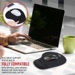 Horrizon Anti-Slip Comfort Mouse Pad with Wrist Support
