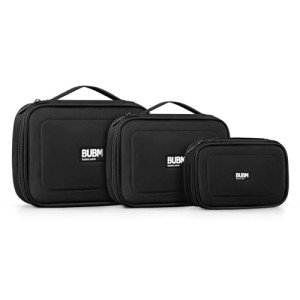BUBM 3-in-1 Accessory Storage Carry Bag