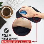 Horrizon Anti-Slip Comfort Mouse Pad with Wrist Support