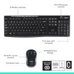 Logitech MK270 Wireless Keyboard and Mouse Set