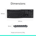 Logitech MK270 Wireless Keyboard and Mouse Set