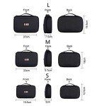 BUBM 3-in-1 Accessory Storage Carry Bag
