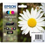 Epson 18 Daisy Genuine 4-Color Ink Cartridges