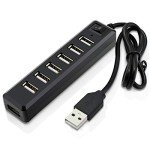 Aussel 7-Port USB Hub High Speed Adapter