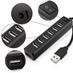 Aussel 7-Port USB Hub High Speed Adapter