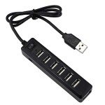 Aussel 7-Port USB Hub High Speed Adapter