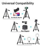 LINKCOOL 42" Portable Tripod for Phones & Cameras