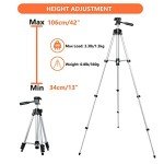 Paladinz 42" Lightweight Aluminum Phone Tripod Stand