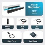 MAJORITY Bluetooth Sound Bar with Built-in Subwoofer