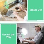 Mini USB LED Clock Fan with Flexible Neck