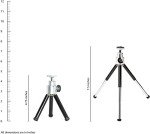 Amazon Basics Mini Lightweight Tripod - Black