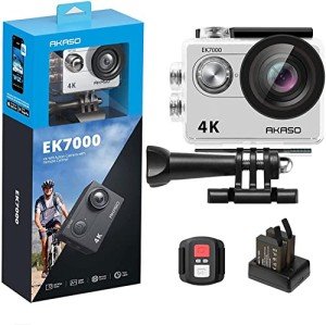 AKASO EK7000 4K WiFi Action Camera Bundle