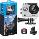 AKASO EK7000 4K WiFi Action Camera Bundle