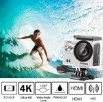 AKASO EK7000 4K WiFi Action Camera Bundle