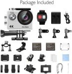 AKASO EK7000 4K WiFi Action Camera Bundle