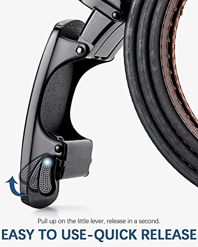 BOSTANTEN Men's Leather Ratchet Belt - Versatile & Stylish