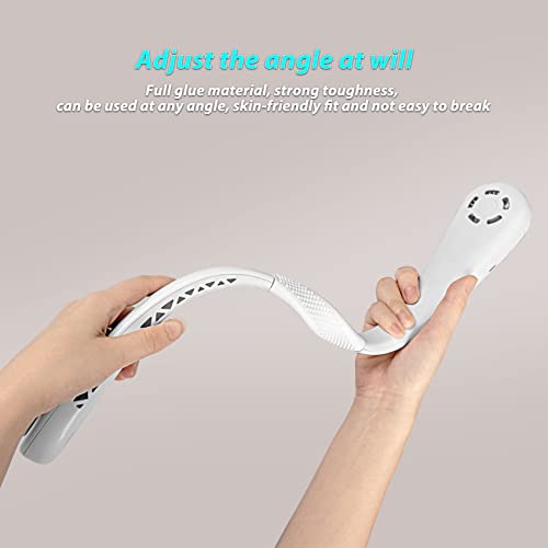 Portable Bladeless Neck Fan - USB Rechargeable, 3 Speeds