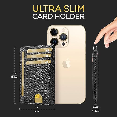 Men's RFID Blocking Slim Wallet - Black